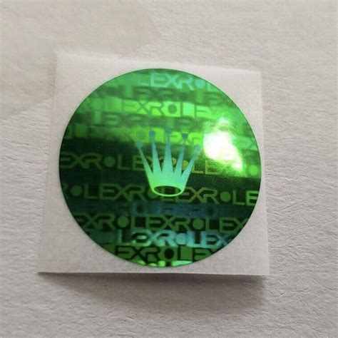 rolex stickers authenticity